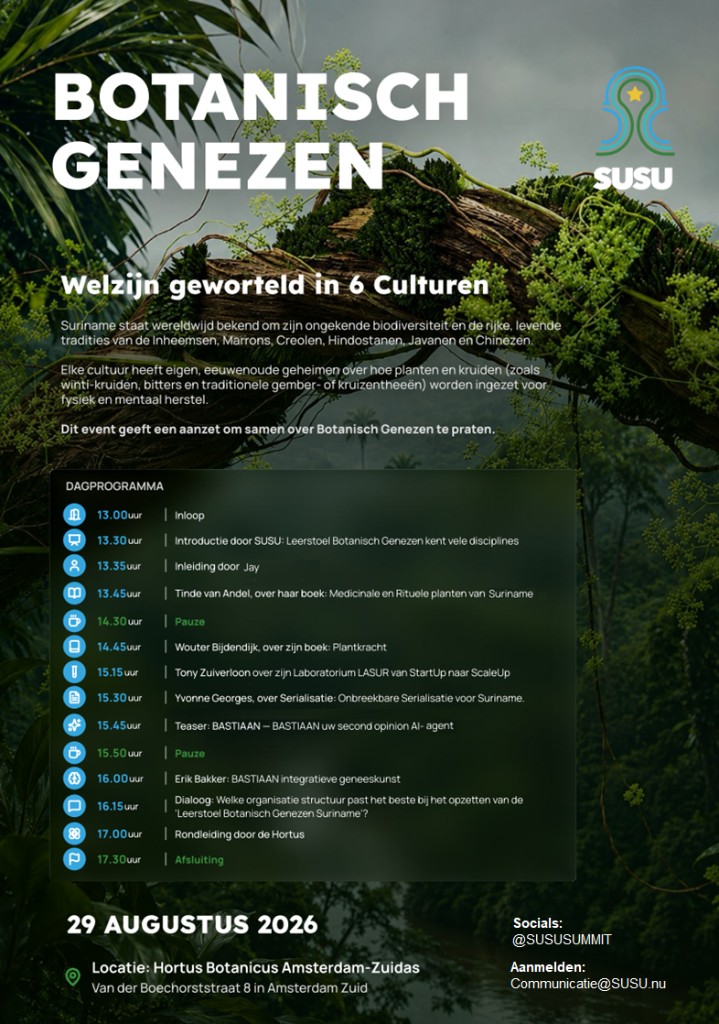 Dagprogramma Botanisch Genezen, 29 augustus 2026